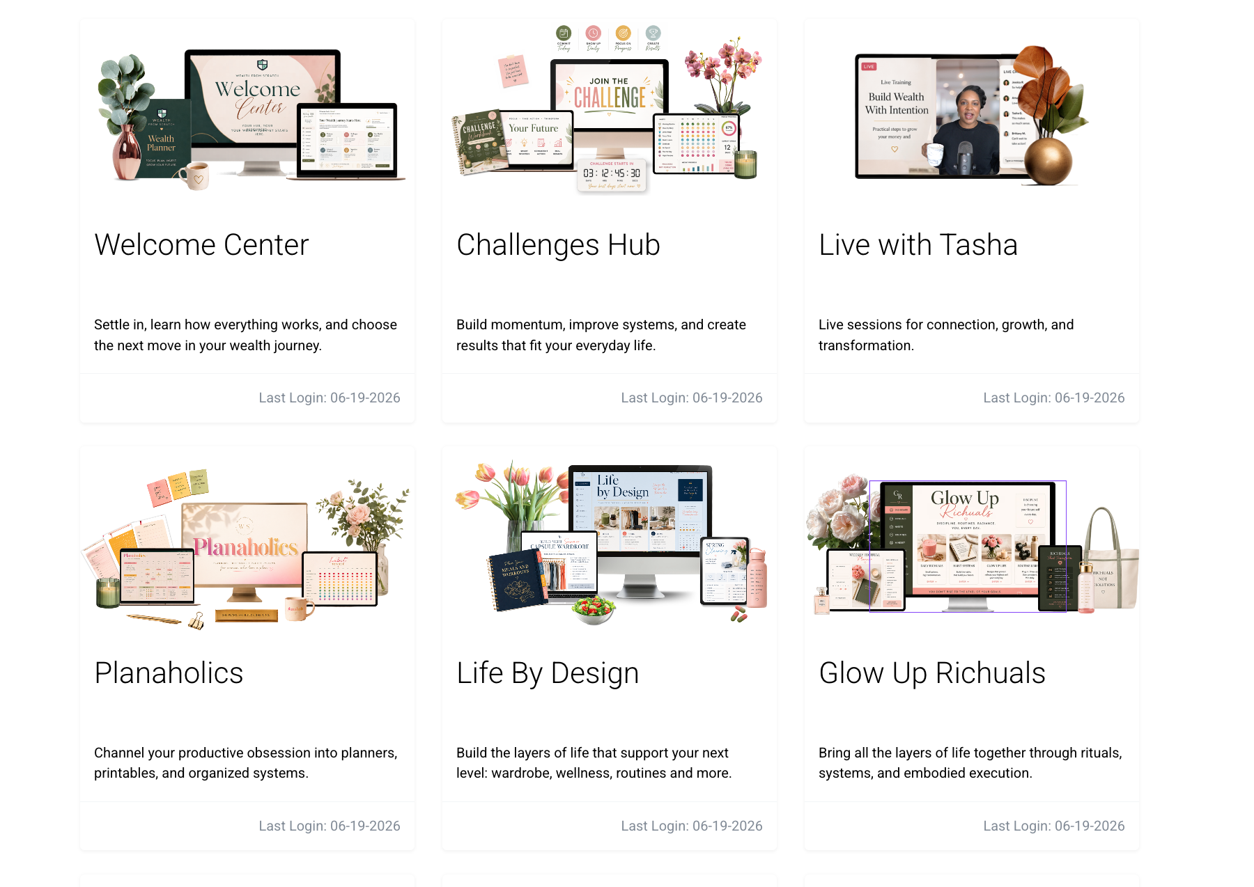 Life Through Design membership portal