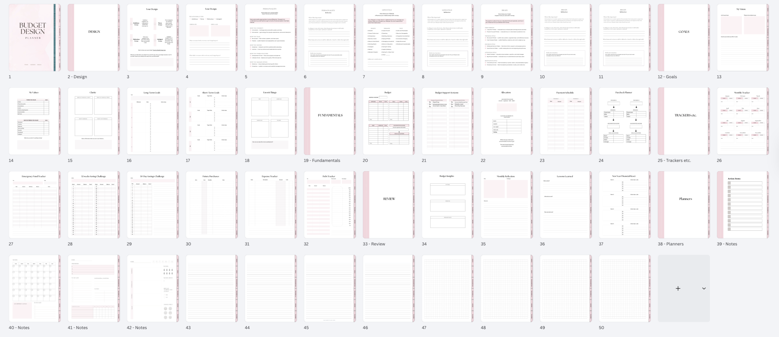 Budget Design Planner preview