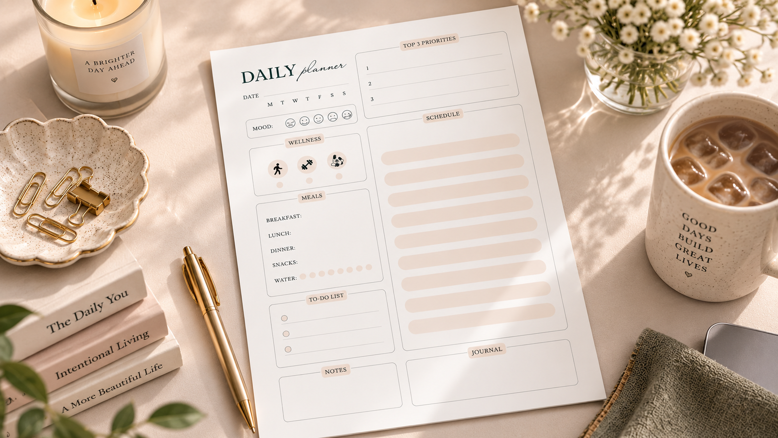 The Day Designer daily page